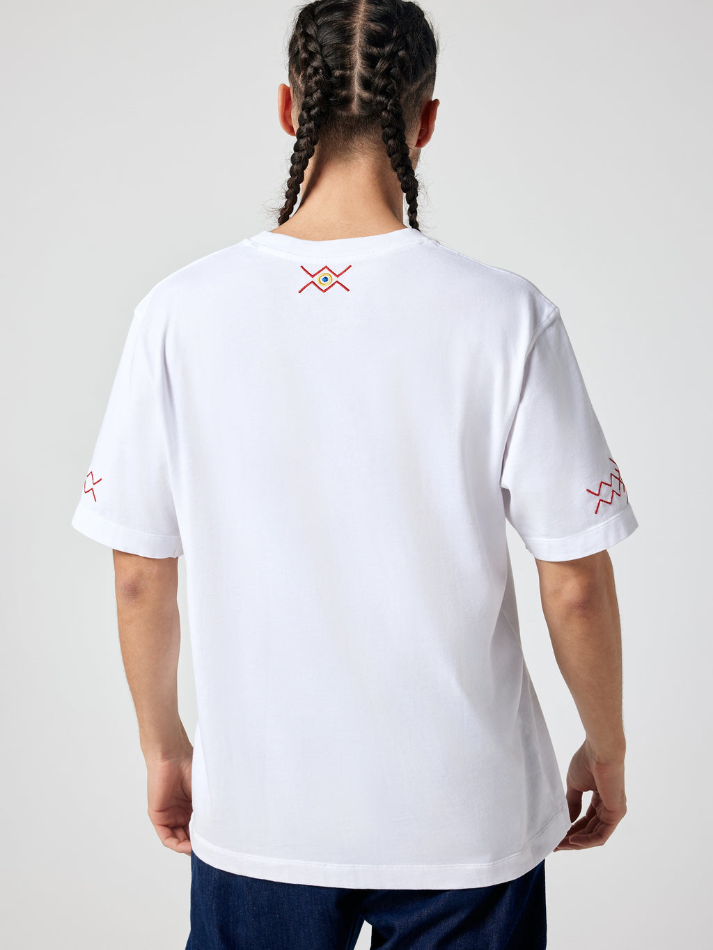 Tricou Alb Cer și Pământ