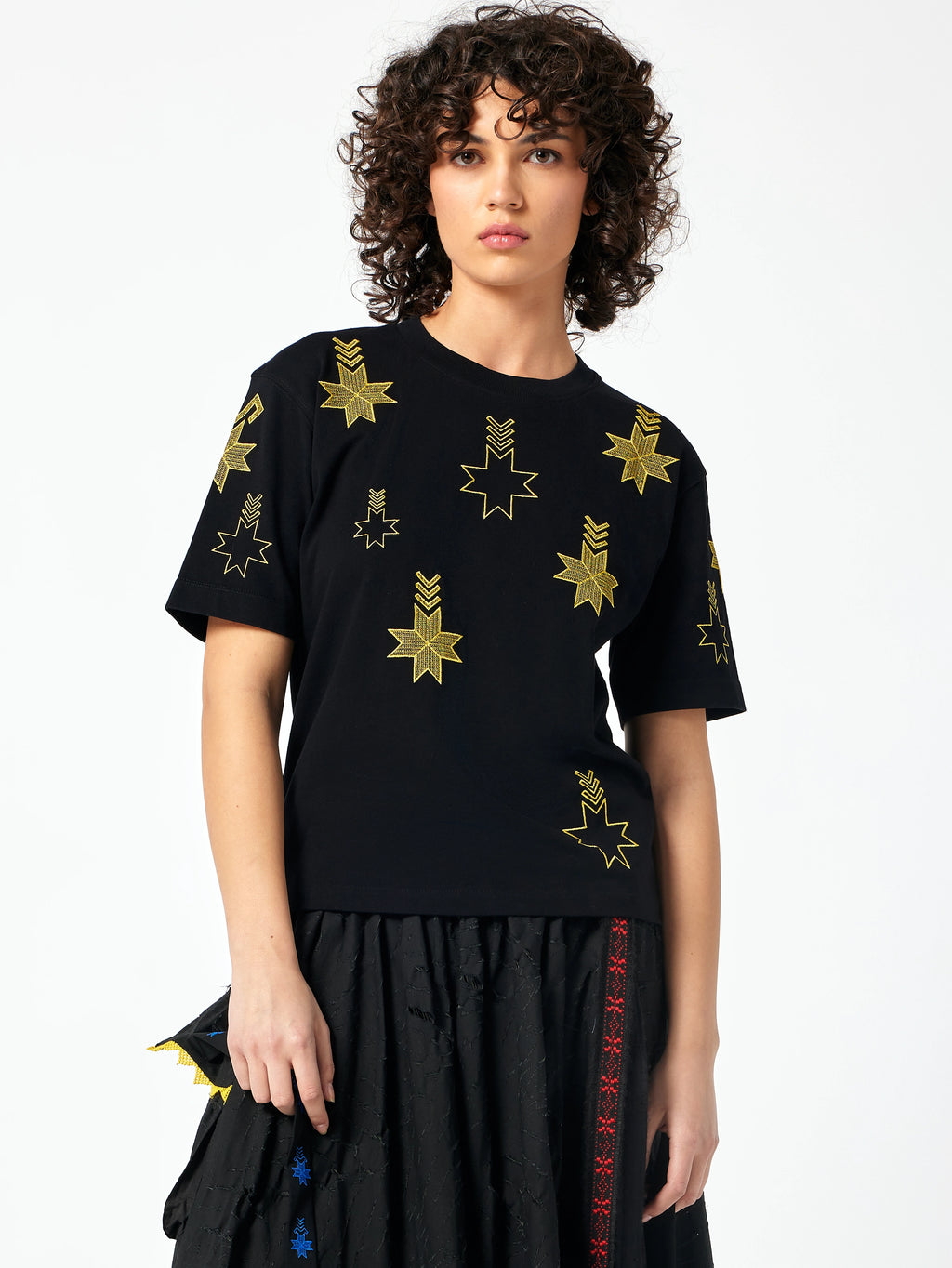 Tricou Stele pe Cer Galbene